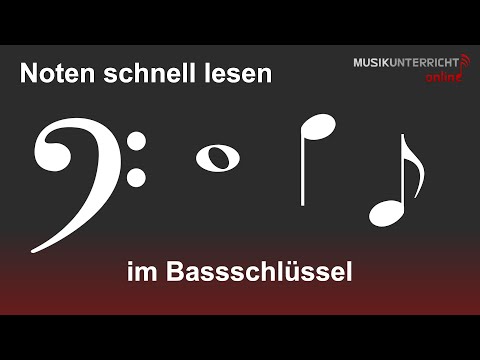 Notenlesen im Bassschlüssel (F-Schlüssel) – einfach erklärt + Tricks