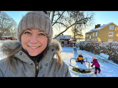 Språkpromenad i ett villaområde