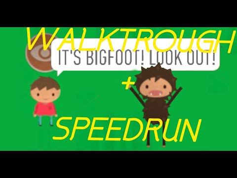 STARVIN' SASQUATCH WALKTROUGH + SPEEDRUN - Sneaky Sasquatch Gaming