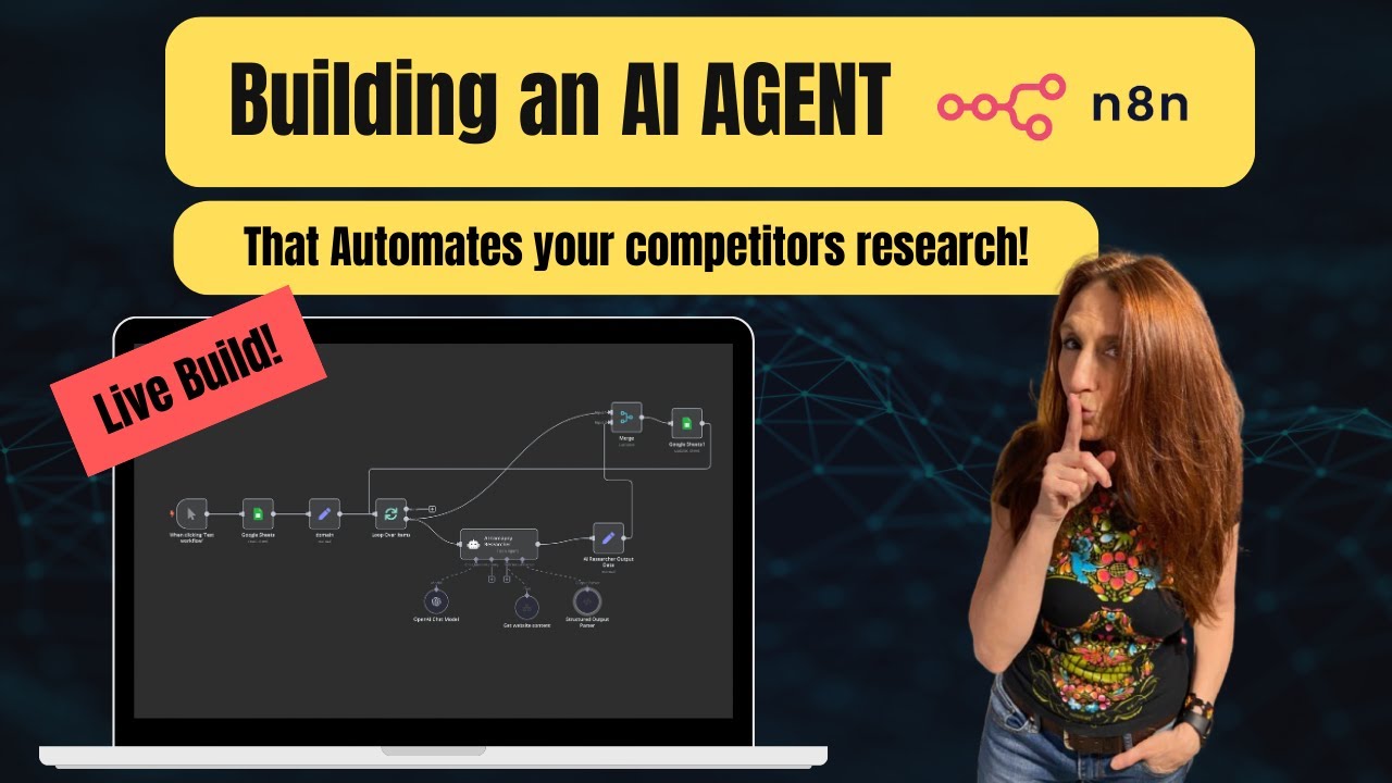 How I Built an AI AGENT that researches your competition! (100% Automated)!