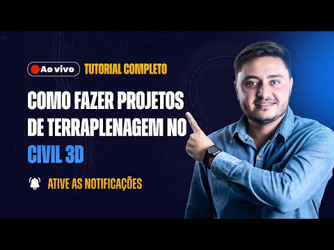 LIVE #157 | Como fazer projetos de Terraplenagem no Civil 3D | Tutorial completo