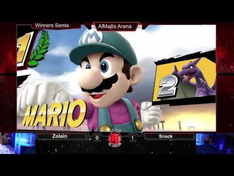 AlMajlis16: Zolain (Mario) vs Snack (Ryu, Charizard, Sonic) - WR5