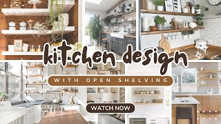 101+ Open Shelving Kitchen Ideas 2026 ✨ DIY Designs, Pantry 