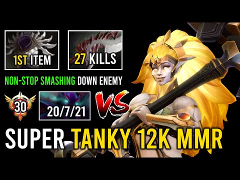 Super Tanky Offlane 1st Blade Mail Dawnbreaker Non-stop Smashing Enemy Vs Grandmaster Spectre Dota 2