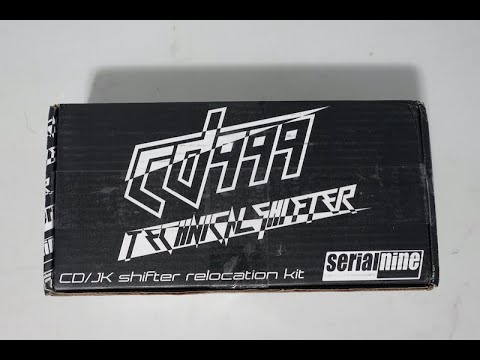 SerialNine CD999 for  Mk4 Supra Cd009 Gearbox Shifter relocation kit Unboxing