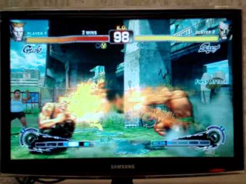 SSF4 (02) - Rebelo (Guile) vs. Mosh (Sagat)