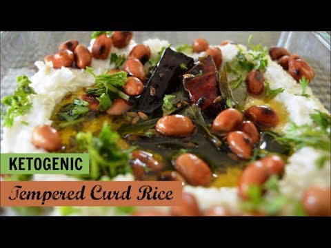 Keto Tempered Curd Rice | Ketogenic | Low carb