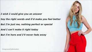 Katelyn Tarver - Never Fade (lyrics) studio version
