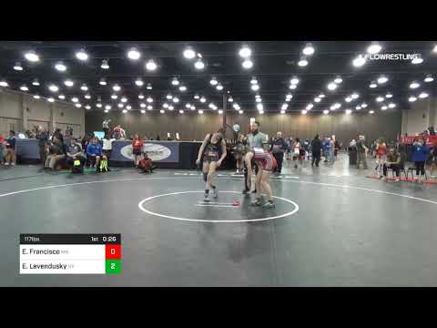 117 Lbs Consi Of 8 2 Emma Francisco Team Minnesota Vs Esther Levendusky Team New York