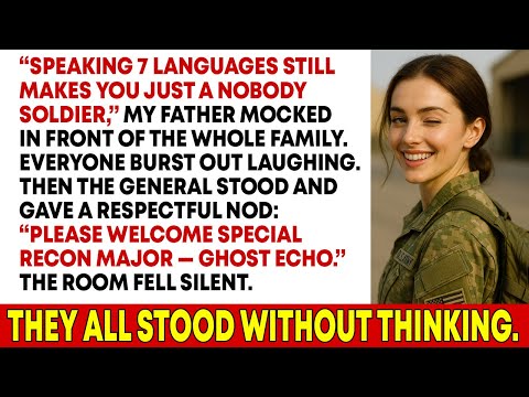 Dad Mocked Me for Speaking 7 Languages — Then Froze When the 4-Star General Saluted Me