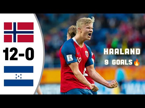 Norway 12 - 0 Honduras | Erling Haaland Scores 9 Goals🔥 | U-20 World Cup 2019 HD