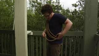 How to Coil a Climbing Rope Using a Mountaineer Coil
