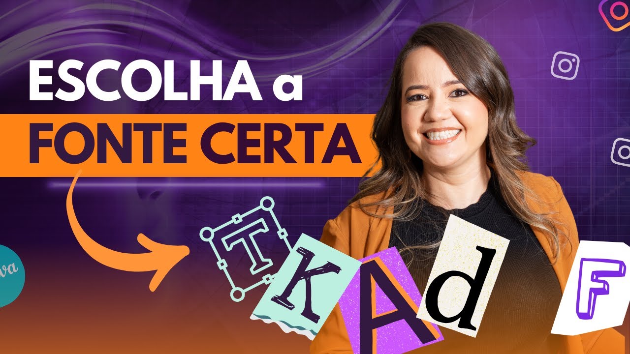 Como ESCOLHER a FONTE CERTA | CANVA + Ferramenta INCRÍVEL