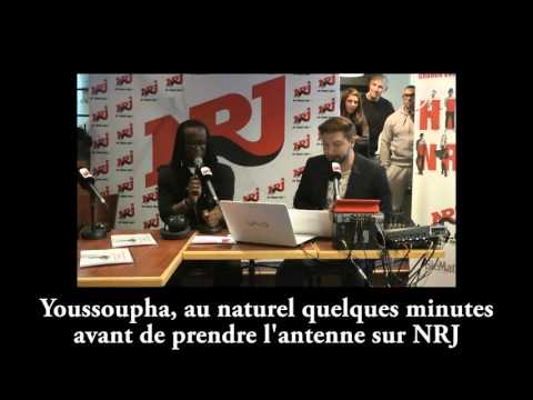 Youssoupha avant de prendre l'antenne sur NRJ, Génial !