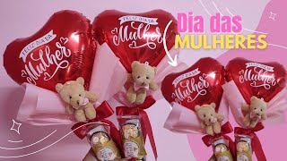 PASSO A PASSO MINI BUQUÊ PARA O DIA DAS MULHERES 2026 ❤️🌸