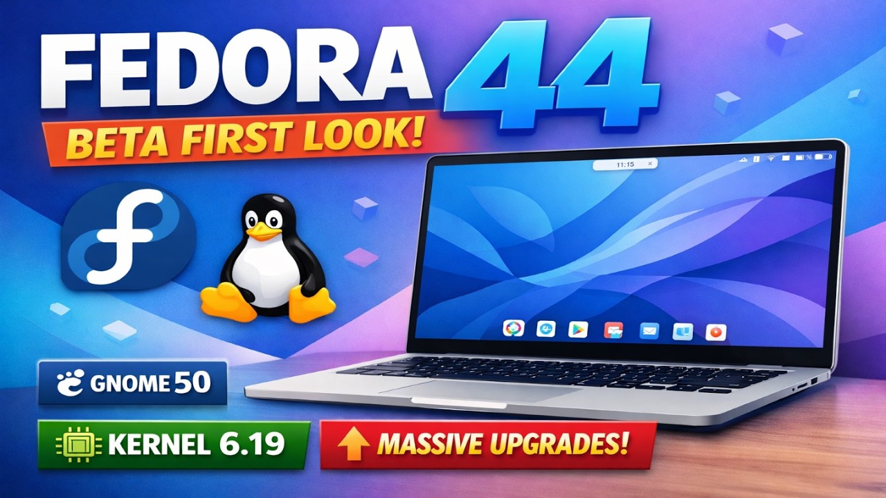 Fedora 44 Beta Is Here – Linux Kernel 6.19, GNOME 50, and KDE Plasma 6.6.2 First Look