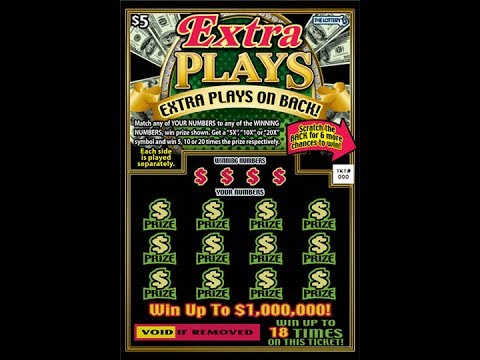 $5 - EXTRA PLAYS Massachusetts Lottery Bengal Scratching Scratch Off instant win tickets