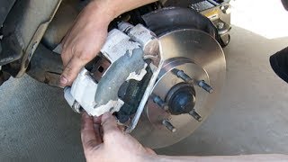 HOW TO REPLACE INSTALL BRAKES AND ROTORS FORD MUSTANG