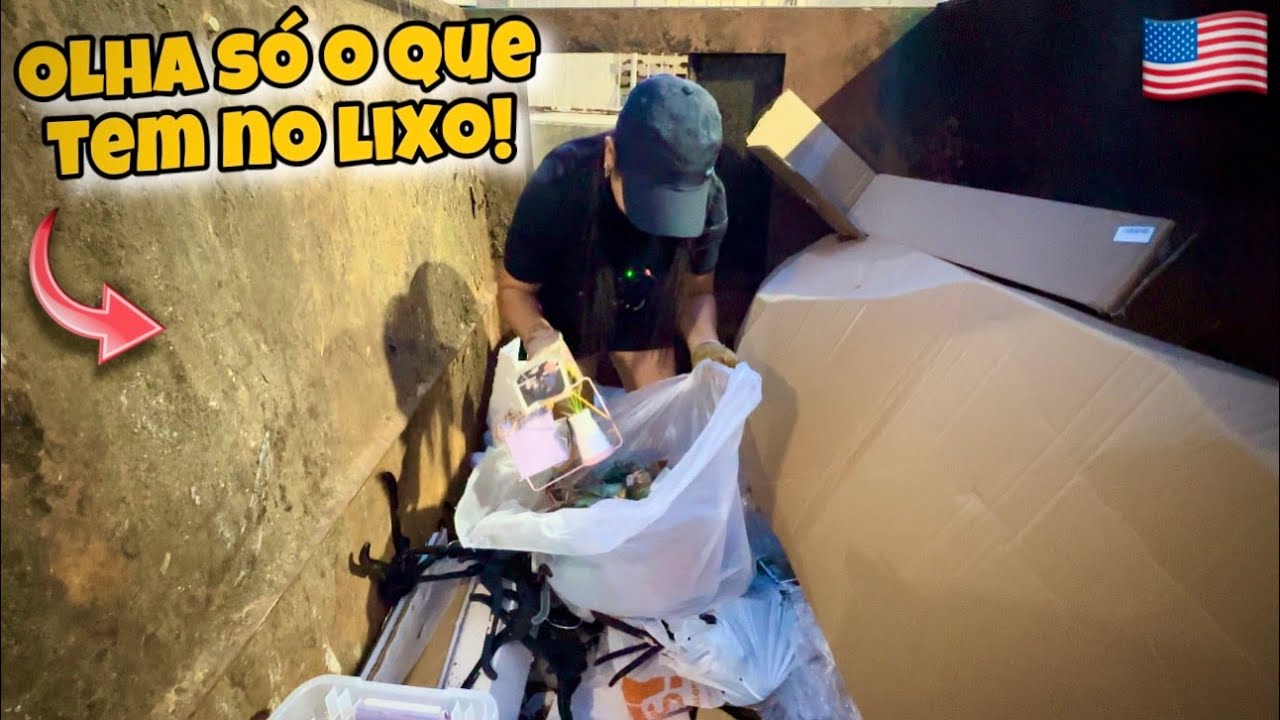 Olha só o que tem no lixo dos Estados Unidos!🇺🇸