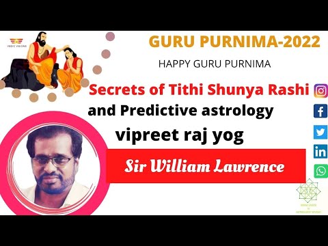 Secret of Tithi Shunya Rashi and Predictive astrology- William sir