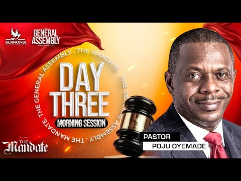 PASTOR POJU OYEMADE AT THE GENERAL ASSEMBLY (DAY 3 MORNING SESSION) ||21||11||2025