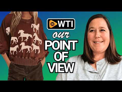 TERIVEEK Women Cropped Sweatshirt Oversized Graphic Horse Print Crewneck Long Sleeve Pullover Casual Loose Fall Y2K Crop Tops X-Large Brown - WTI product video review
