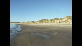 Beach panorama Sands of Doomy Island of Eday Orkney Scotland UK