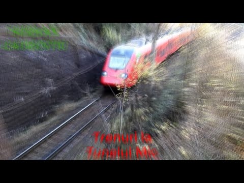 Trenuri/Trains la Tunelul Mic Small Tunnel in Predeal!
