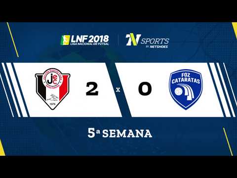 LNF2018 - Joinville 2 x 0 Foz Cataratas - Gols - 5ª Rodada