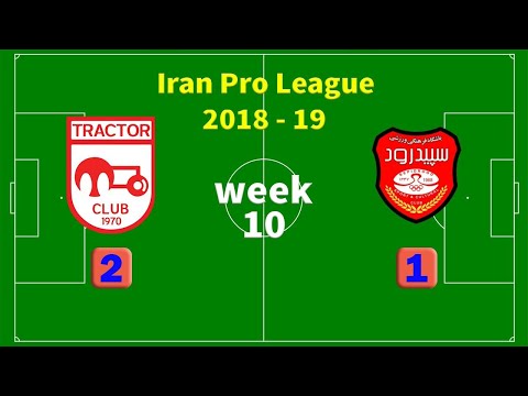 Tractor Sazi (2) - Sepidrood Rasht (1) | 2018-10-26 | MATCH HIGHLIGHTS