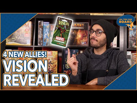Vision Hero Pack | Marvel Champions | All New Cards PREVIEWED including FOUR NEW ALLIES!