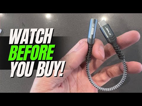 Quick Review of JSAUX - USB Type C to 3.5mm Female Headphone Jack Adapter!