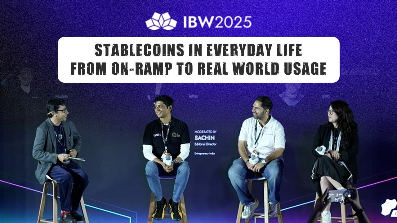 Stablecoins: From On-Ramp to Real-World Use | Entrepreneur India x India Blockchain Week 2025