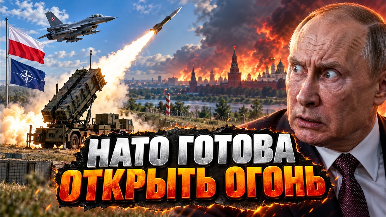 🚨ВАРШАВА ОБЪЯВИЛА БОЕВУЮ ГОТОВНОСТЬ! Сбивать будут ВСЁ. Путин получил посл?