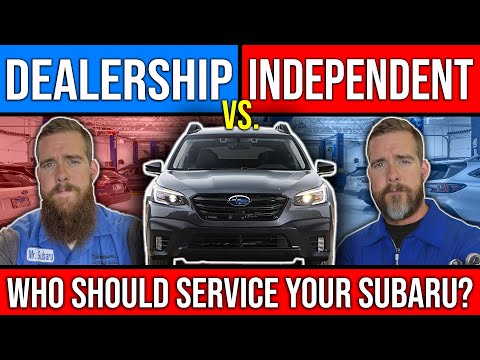Dealership vs. Independent: Who Should Service Your Subaru?
