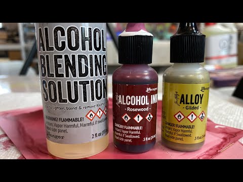 Alcohol Ink Basics How to Use Alloys | 401