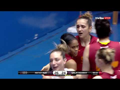 Maç Özeti: Hatay Bşb - Galatasaray KBSL Play Off Çeyrek Final 1.Maç