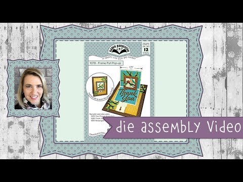Karen Burniston Die Set #1070 Frame Pull Pop-up Assembly
