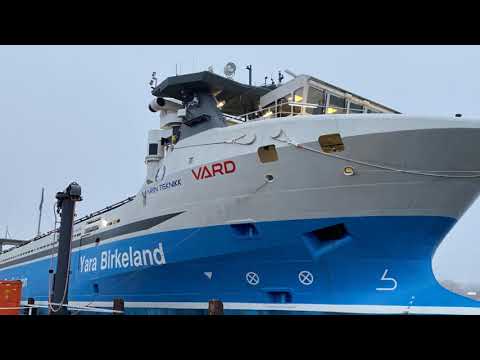 World's First Autonomous Container Ship