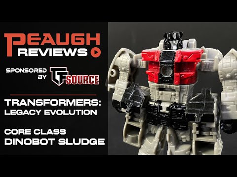 Video Review: Transformers: Legacy Evolution - Core Class Dinobot SLUDGE