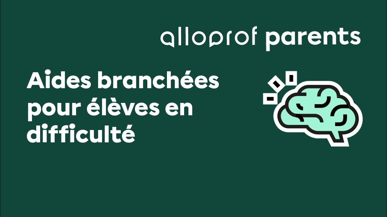 Aides branchées pour élèves en difficulté