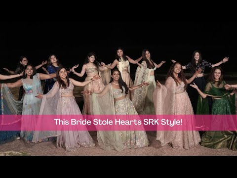 Indian Bride Slays SRK's Iconic Moves | Bollywood Sangeet Dance Inspiration
