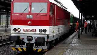 preview picture of video 'Vlaky Bohumín: PATRIOT 162 003 - 8, nájezd + start, 8.8.2010'