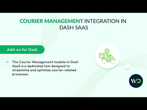 Courier Management Integration using Laravel | Dash SaaS | Real-Time Tracking & Order Placement