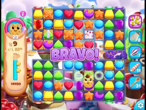 Cookie Jam Blast Level 828 - NO BOOSTERS 🍪 | SKILLGAMING ✔️