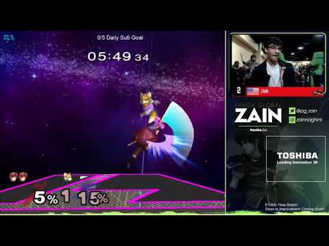 Zain catches Hax's recovery with a PC drop dair