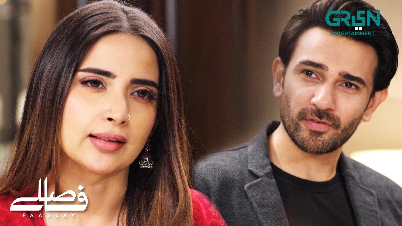Mein Tumhari Tarah Batain Nahi Chupati | Faaslay | Ali Ansari - Saboor Aly | Green TV