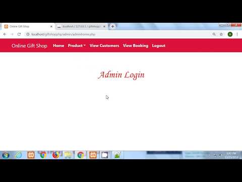 9 Online Gift Shop PHP Project Development | Hindi