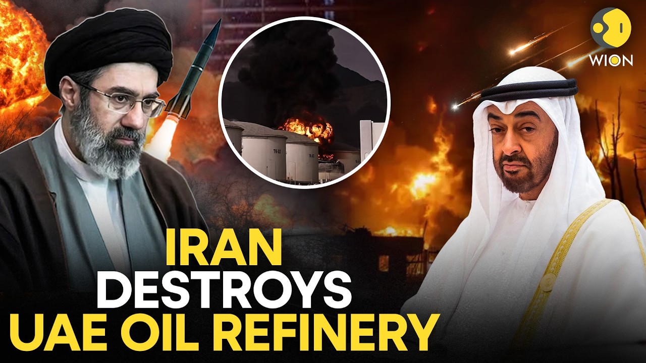 Iran Strikes UAE LIVE: Oil Hub In Flames As Fujairah Hit By Drone Attack | West Asia War