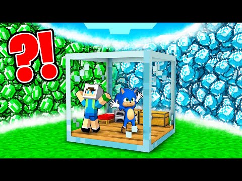 ZÜMRÜT & ELMAS TSUNAMI vs ENES İLE BEBEK SONIC'in CAM KIYAMET SIĞINAĞI 😨 Minecraft